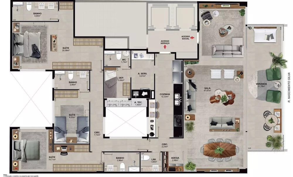 Apartamento, 4 quartos, 205 m² - Foto 15