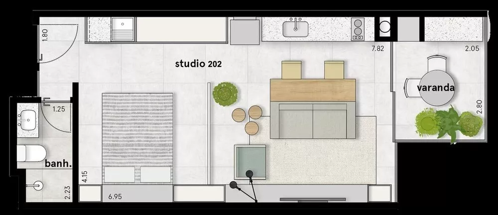 Apartamento, 2 quartos, 69 m² - Foto 11