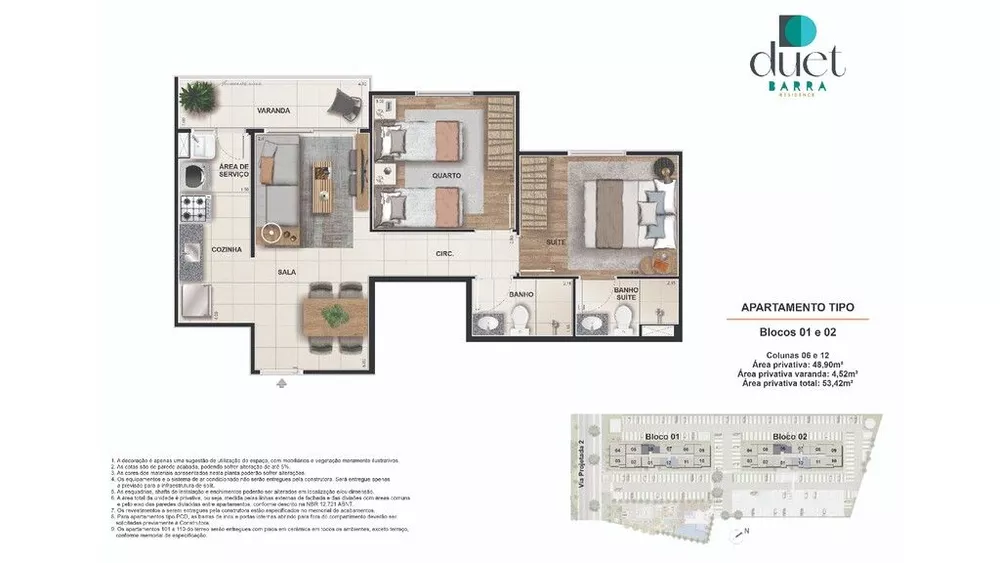Apartamento, 3 quartos, 59 m² - Foto 6