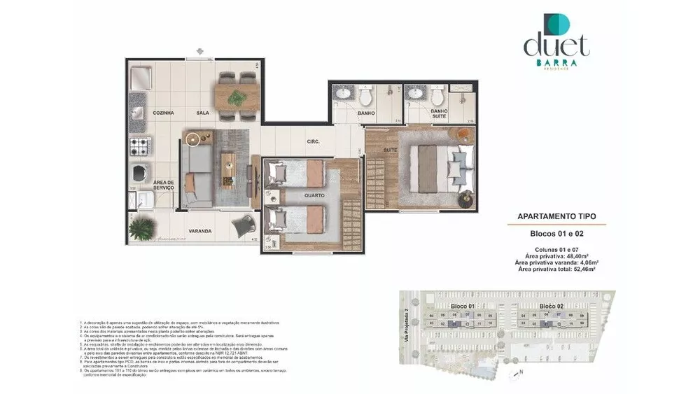 Apartamento, 3 quartos, 59 m² - Foto 17