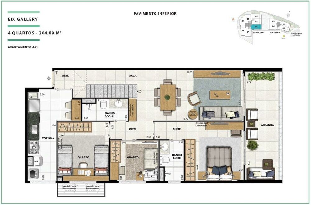Apartamento, 3 quartos, 96 m² - Foto 28
