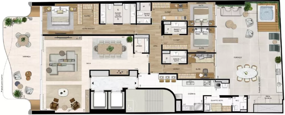 Apartamento, 4 quartos, 315 m² - Foto 13