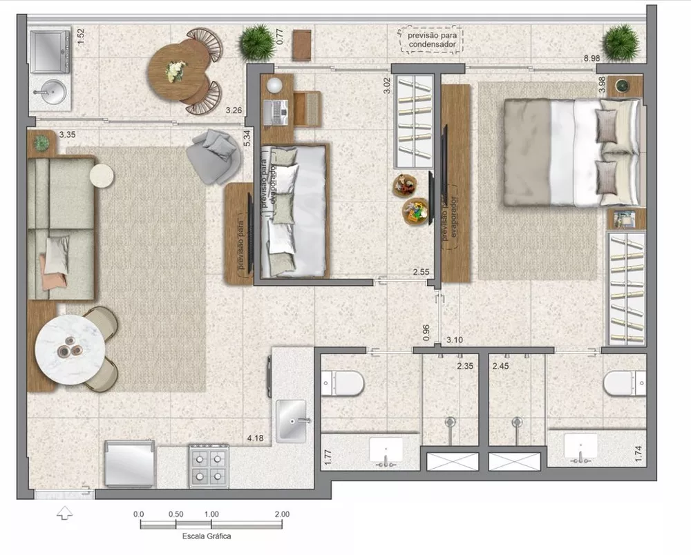 Apartamento, 1 quarto, 38 m² - Foto 19