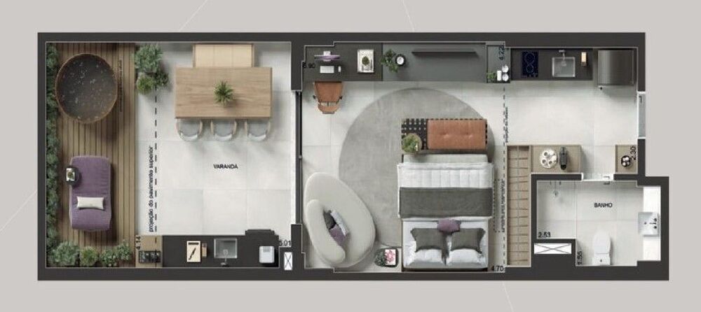 Apartamento, 1 quarto, 110 m² - Foto 34