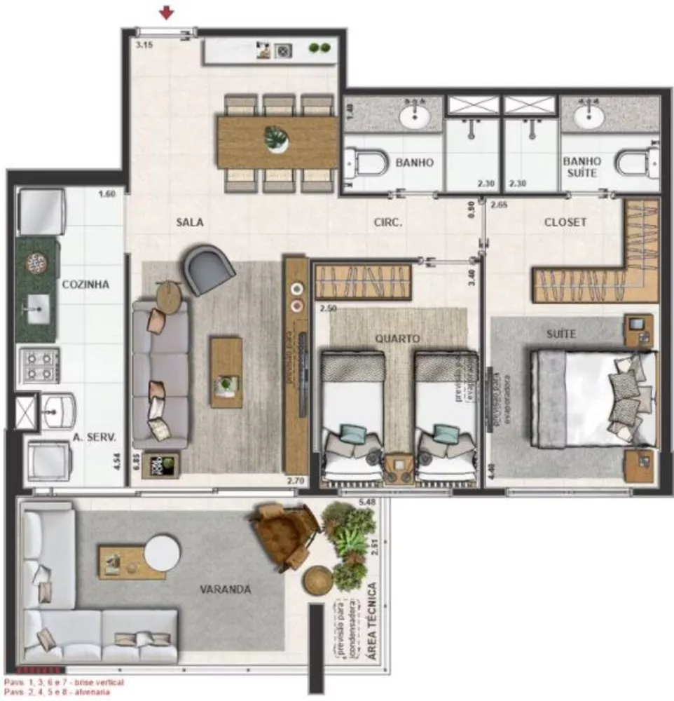 Apartamento, 2 quartos, 79 m² - Foto 22