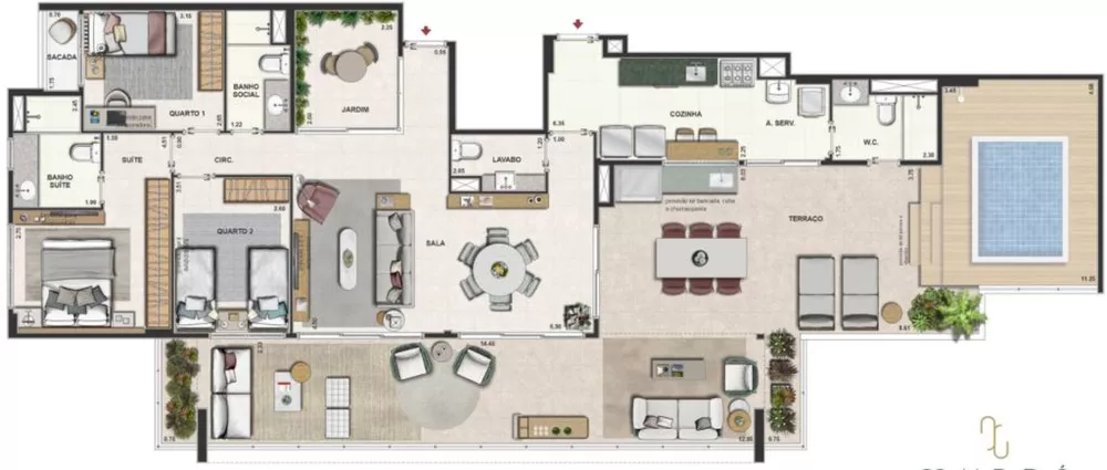 Apartamento, 2 quartos, 79 m² - Foto 71