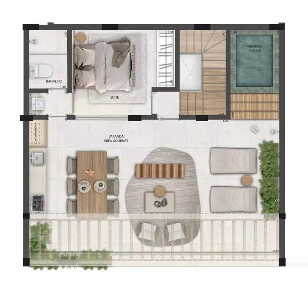 Cobertura, 3 quartos, 157 m² - Foto 42