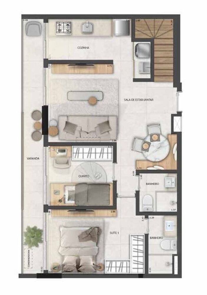 Cobertura, 3 quartos, 157 m² - Foto 41