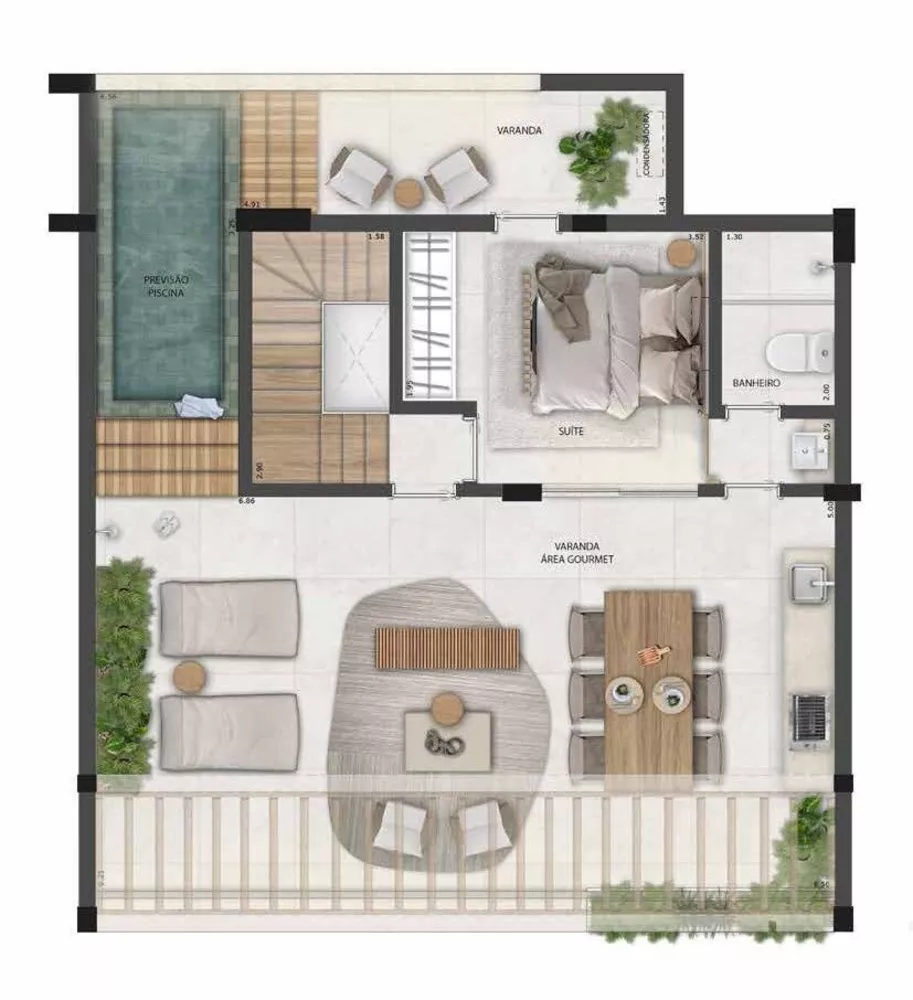 Cobertura, 3 quartos, 157 m² - Foto 37