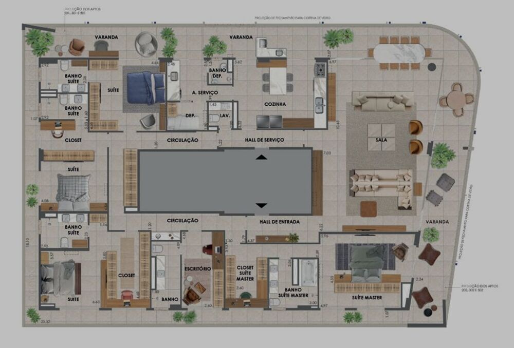 Apartamento, 4 quartos, 253 m² - Foto 7