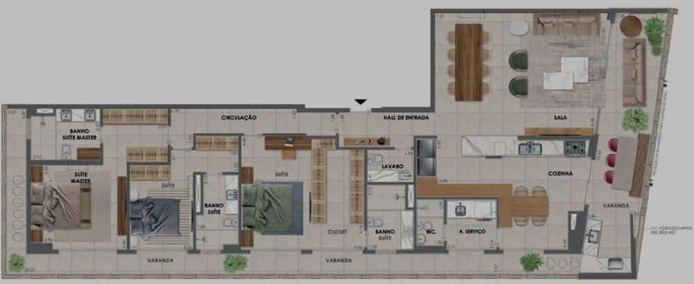 Apartamento, 4 quartos, 253 m² - Foto 2