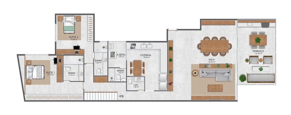 Apartamento, 3 quartos, 147 m² - Foto 6
