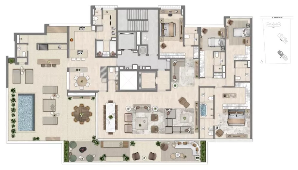 Cobertura, 4 quartos, 376 m² - Foto 73