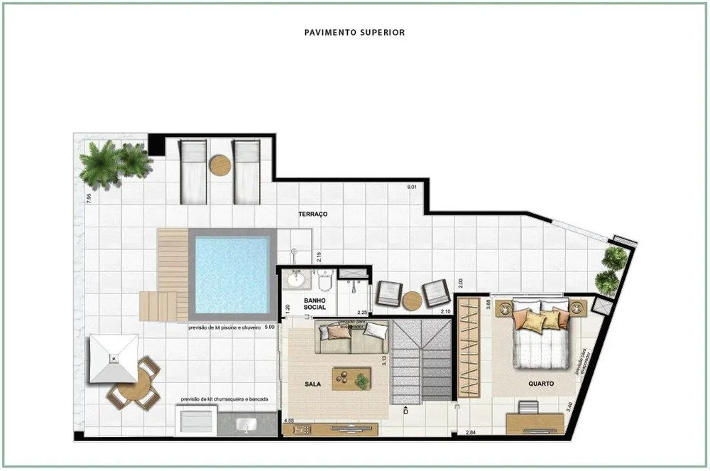 Cobertura, 4 quartos, 199 m² - Foto 34
