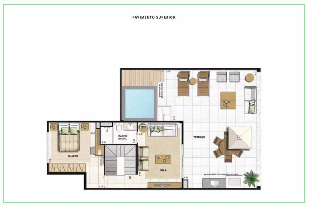 Cobertura, 4 quartos, 199 m² - Foto 9