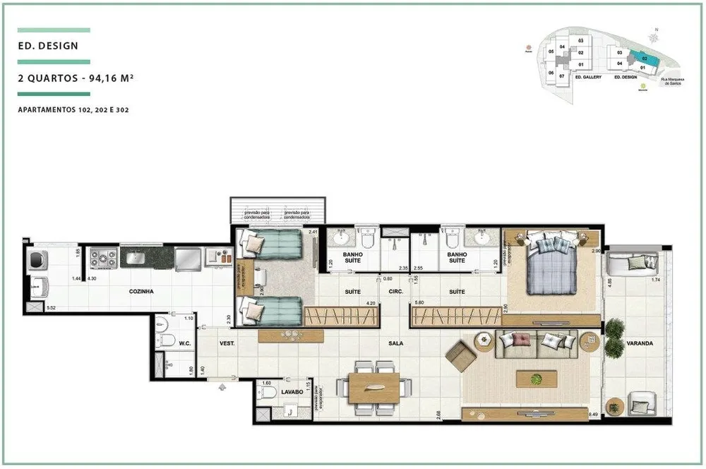 Cobertura, 4 quartos, 199 m² - Foto 42