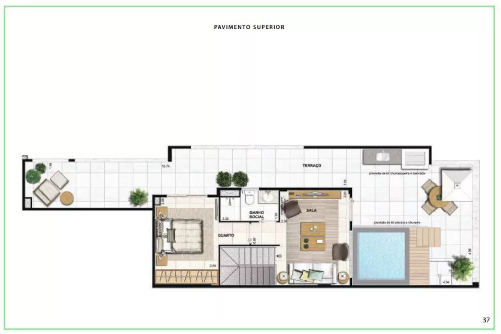 Cobertura, 4 quartos, 199 m² - Foto 15