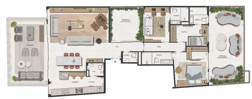 Apartamento, 3 quartos, 201 m² - Foto 12