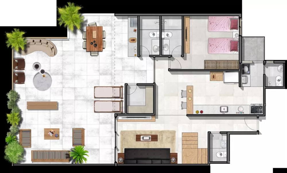 Apartamento, 2 quartos, 94 m² - Foto 12