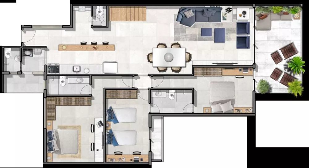 Apartamento, 2 quartos, 94 m² - Foto 14
