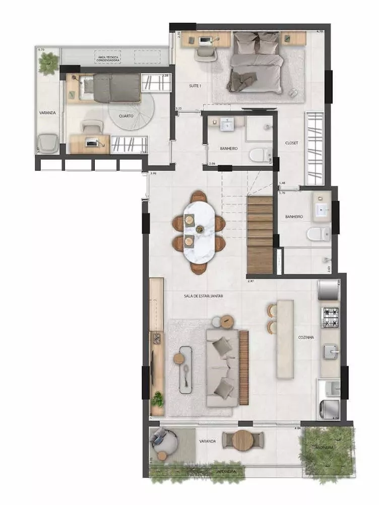 Apartamento, 1 quarto, 75 m² - Foto 14
