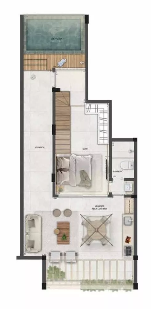 Apartamento, 1 quarto, 75 m² - Foto 13