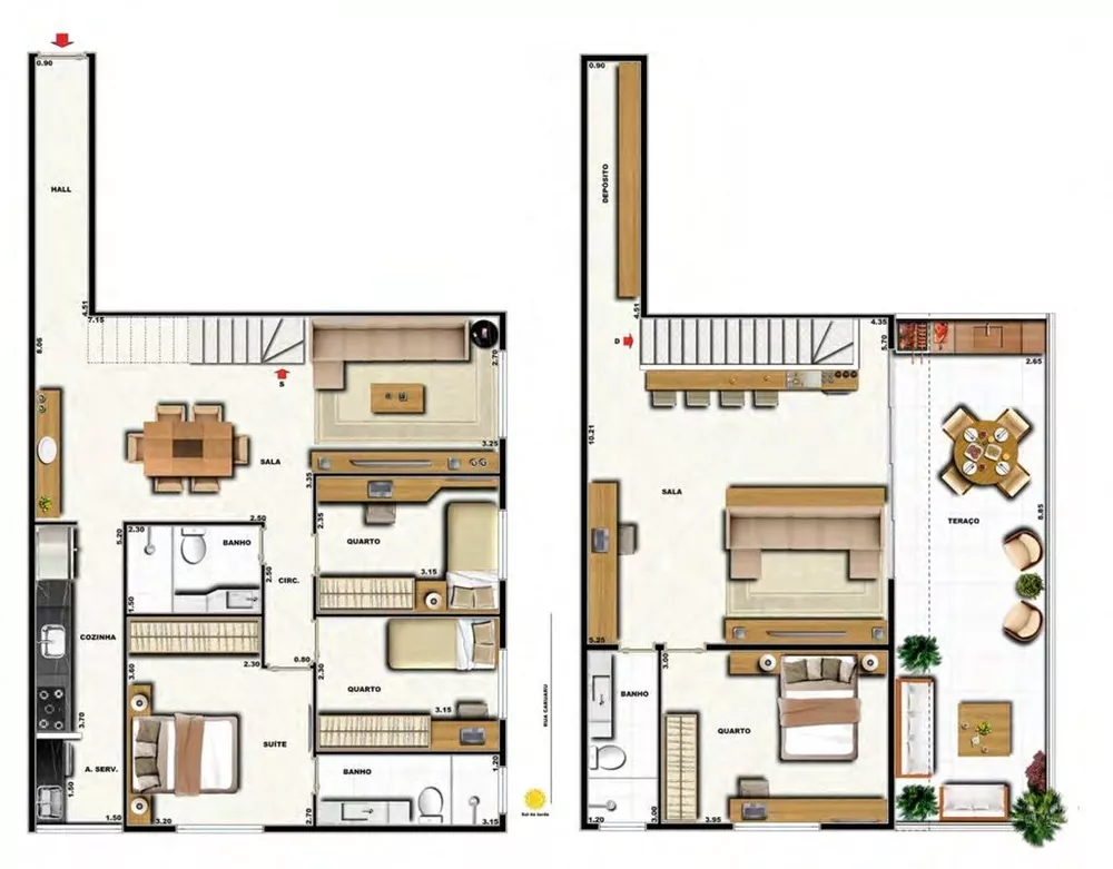 Cobertura, 3 quartos, 133 m² - Foto 38