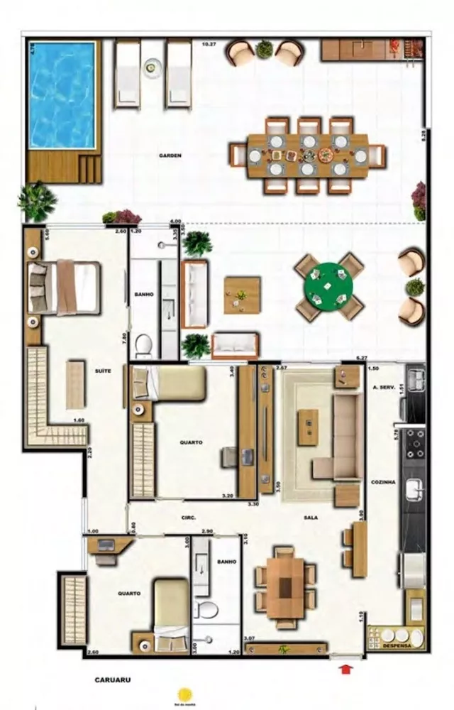 Cobertura, 3 quartos, 133 m² - Foto 27