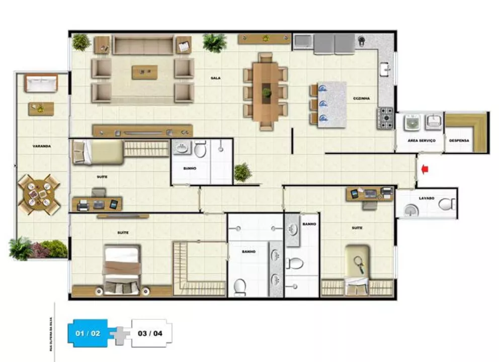 Cobertura, 2 quartos, 140 m² - Foto 6