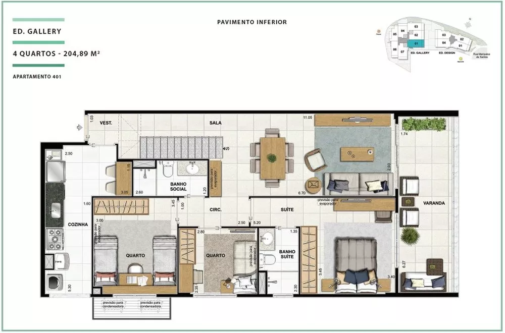 Apartamento, 3 quartos, 103 m² - Foto 4