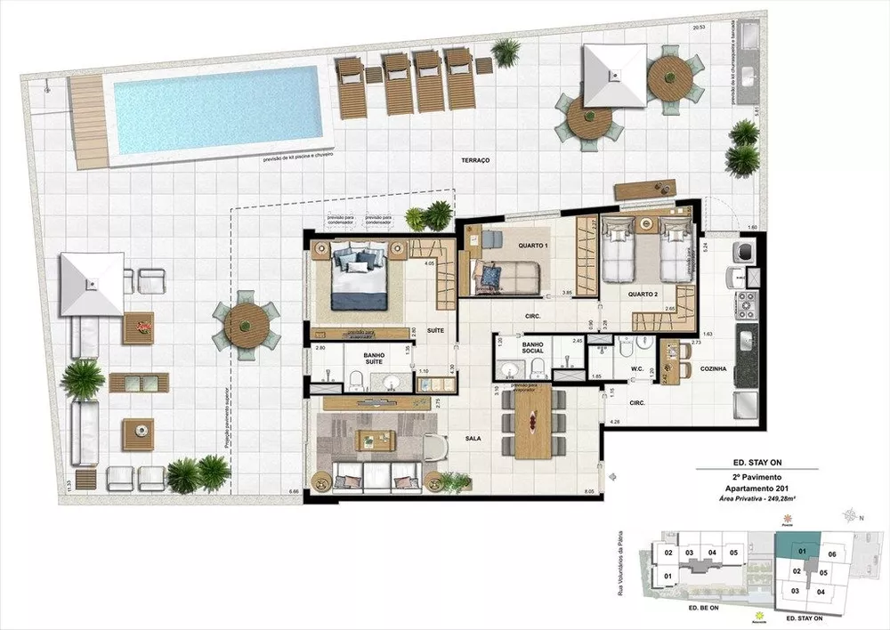 Cobertura, 3 quartos, 178 m² - Foto 21