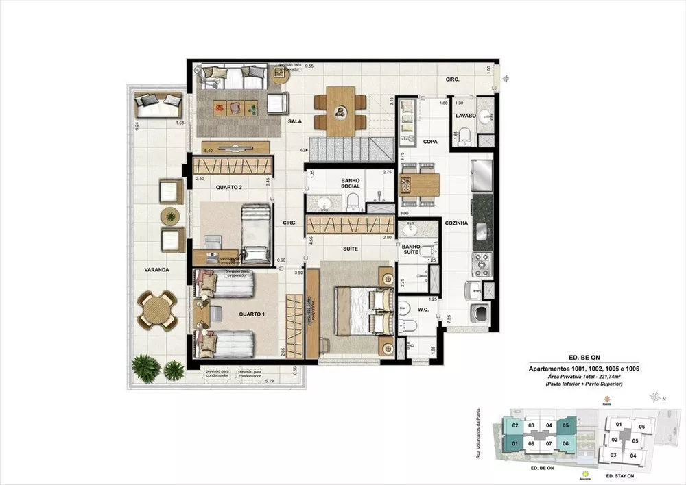 Cobertura, 3 quartos, 178 m² - Foto 22