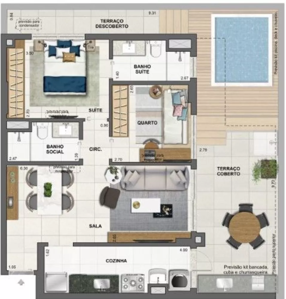 Cobertura, 3 quartos, 157 m² - Foto 28