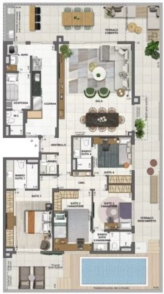 Cobertura, 3 quartos, 157 m² - Foto 43