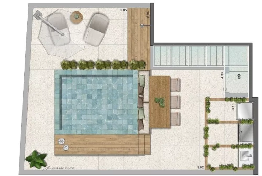 Cobertura, 3 quartos, 223 m² - Foto 22