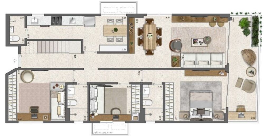 Cobertura, 3 quartos, 223 m² - Foto 25