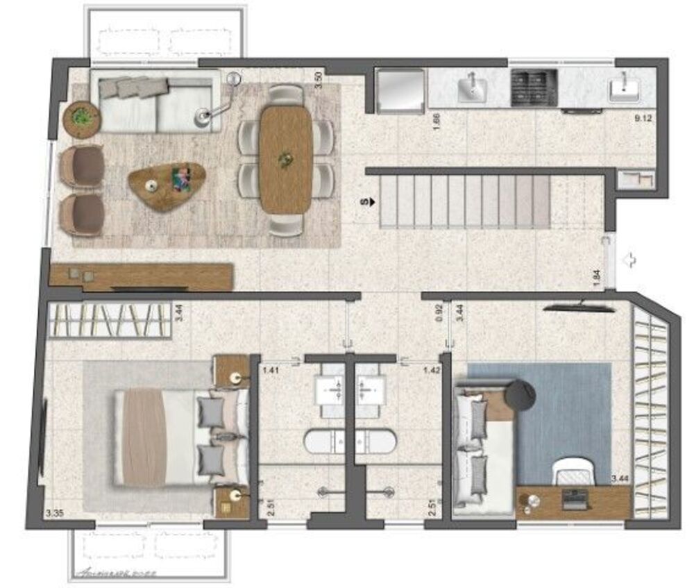 Cobertura, 3 quartos, 223 m² - Foto 20