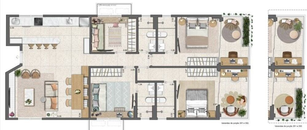 Cobertura, 3 quartos, 223 m² - Foto 27