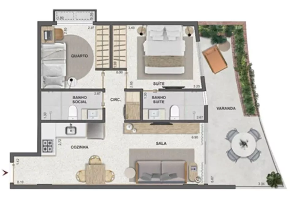 Kitnet-Studio, 30 m² - Foto 7