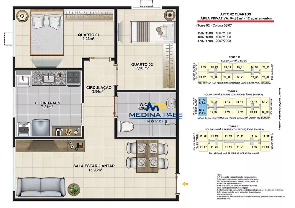 Apartamento, 2 quartos, 55 m² - Foto 7