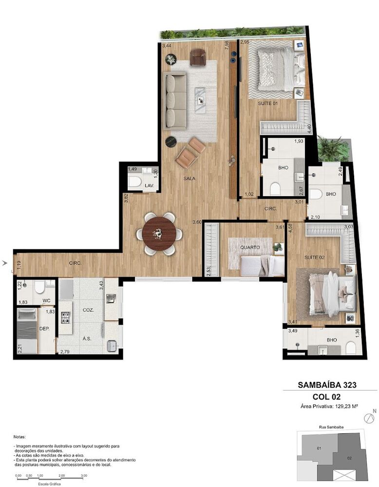 Cobertura à venda com 2 quartos, 200m² - Foto 12