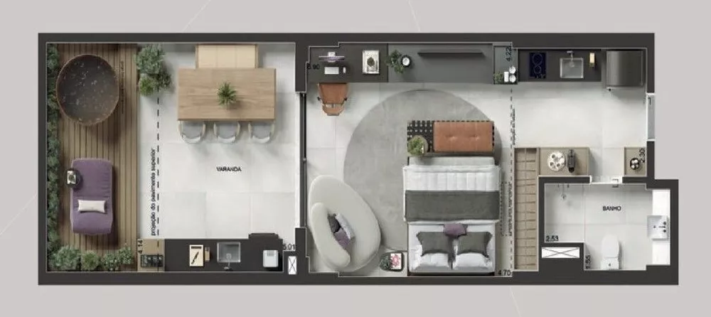 Apartamento, 1 quarto, 104 m² - Foto 28