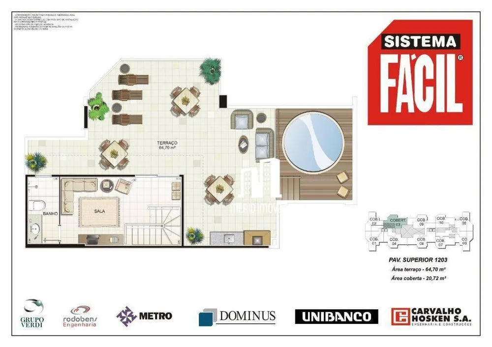 Cobertura, 3 quartos, 172 m² - Foto 17
