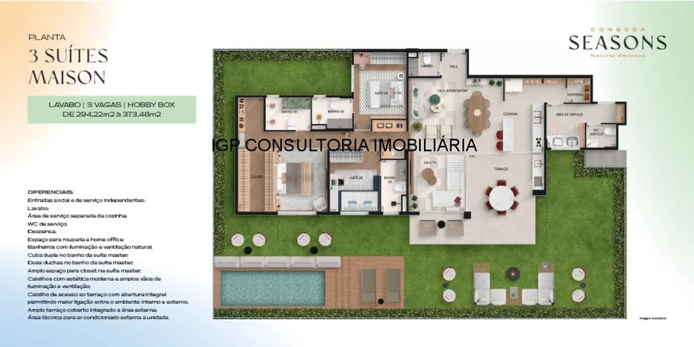 Apartamento, 3 quartos, 163 m² - Foto 2