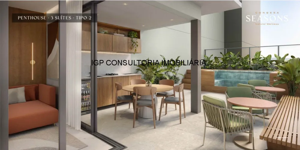 Cobertura, 3 quartos, 184 m² - Foto 1
