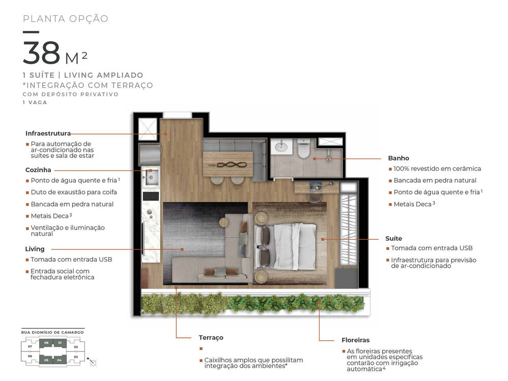 Apartamento, 1 quarto, 38 m² - Foto 24