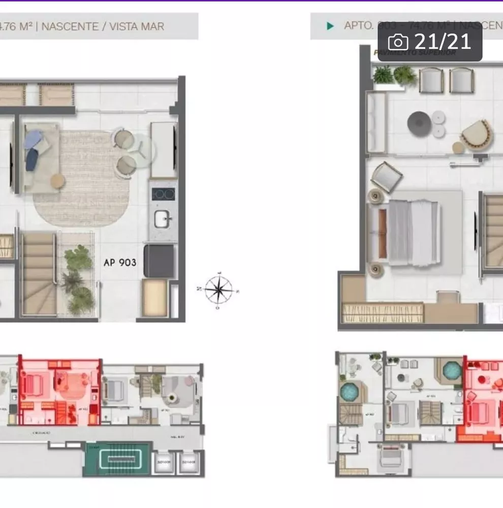 Apartamento à venda com 1 quarto, 17m² - Foto 17