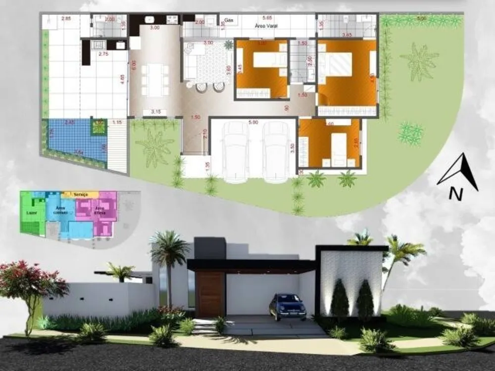 Casa de Condomínio, 3 quartos - Foto 6