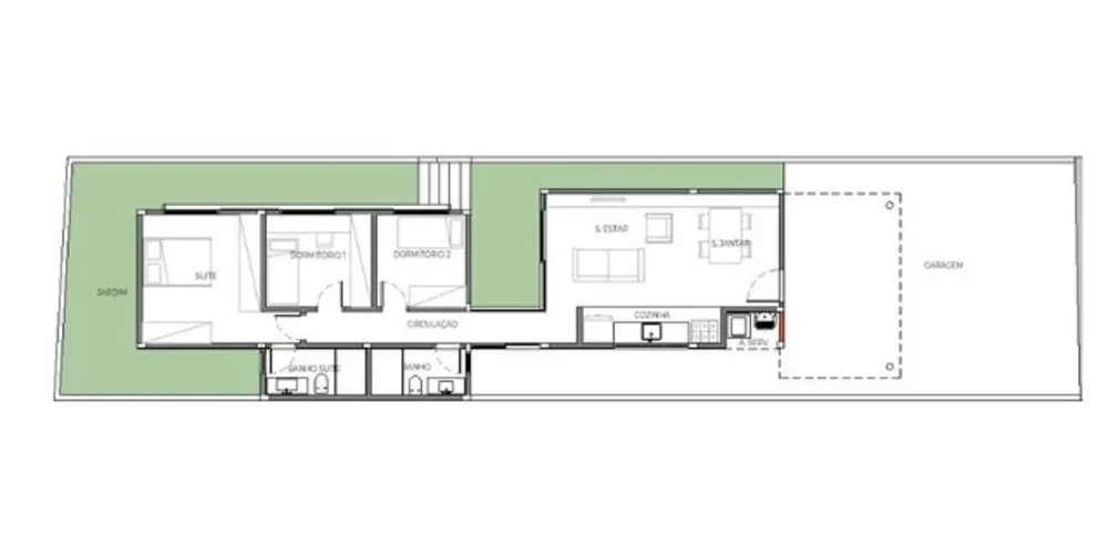 Casa de Condomínio, 3 quartos - Foto 3