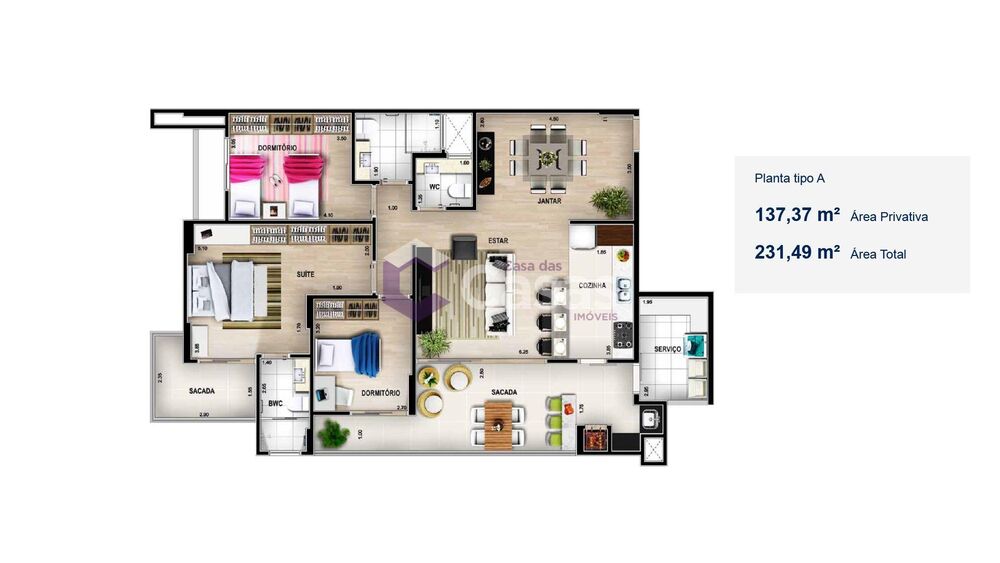 Apartamento à venda com 4 quartos, 289m² - Foto 9